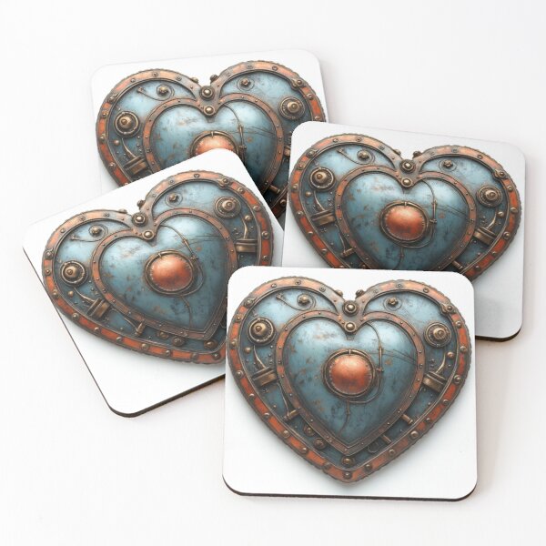 Item preview, A heart of brass and steam, where love beats with the rhythm of invention designed and sold by dragonfliesart.