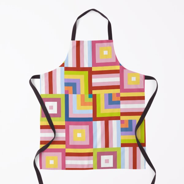Item preview, Bright Geometric Cheater Quilt designed and sold by Unhinged Heather.
