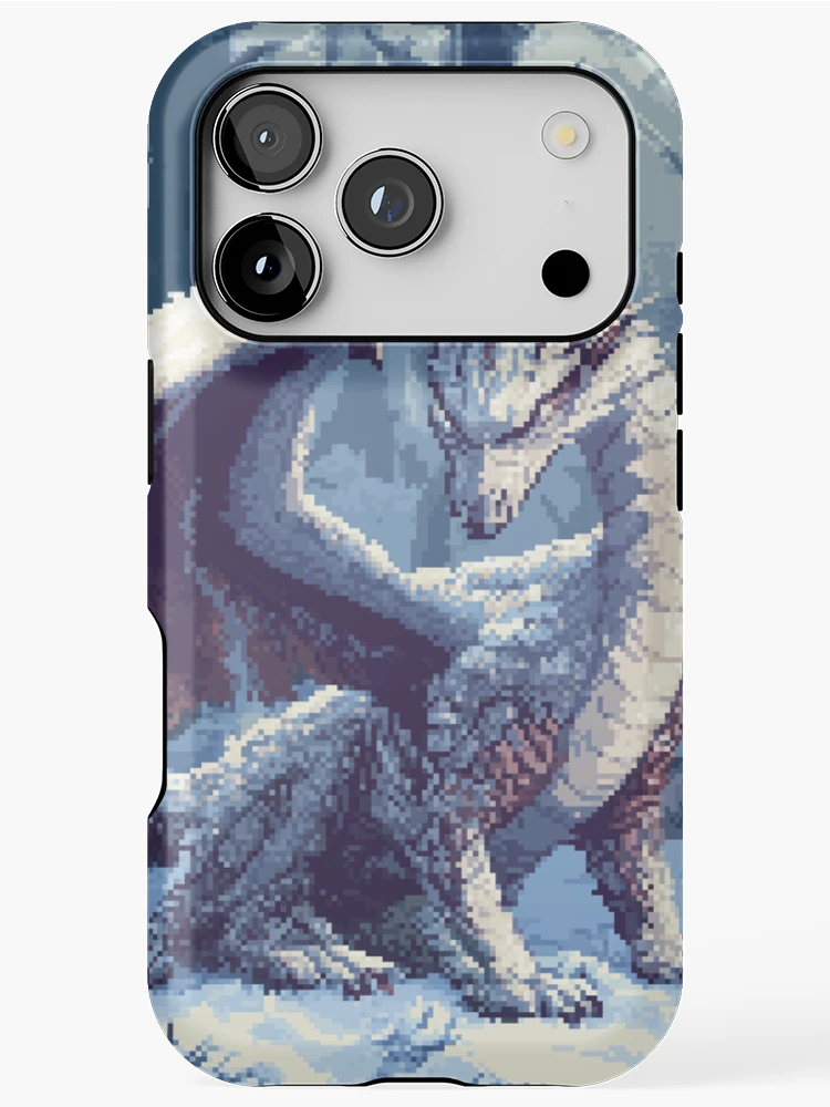 Thumbnail 1 of 4, iPhone Case, Dragon In 8bit designed and sold by Rtymer.