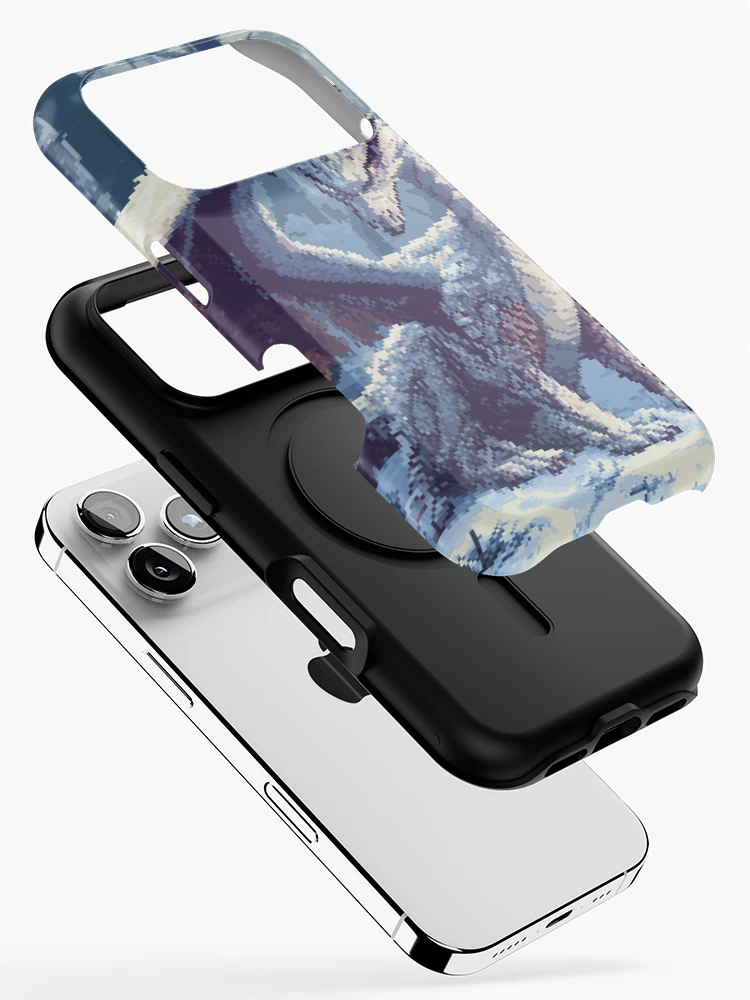 Thumbnail 2 of 4, iPhone Case, Dragon In 8bit designed and sold by Rtymer.