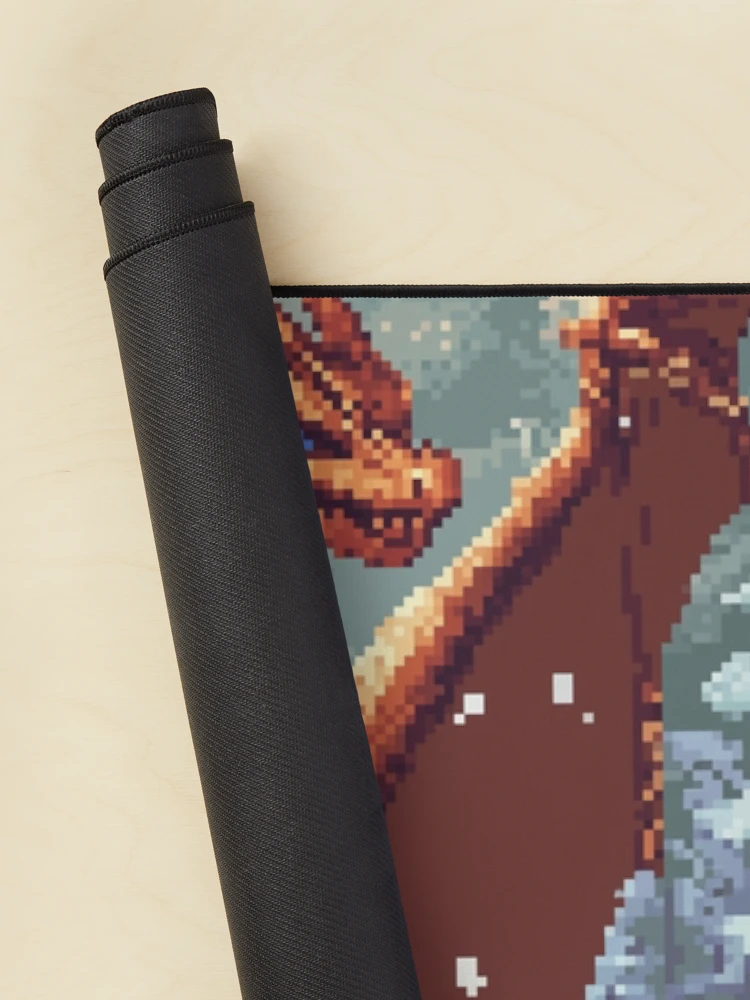 Thumbnail 2 of 5, Mouse Pad, Dragon In 8bit designed and sold by Rtymer.