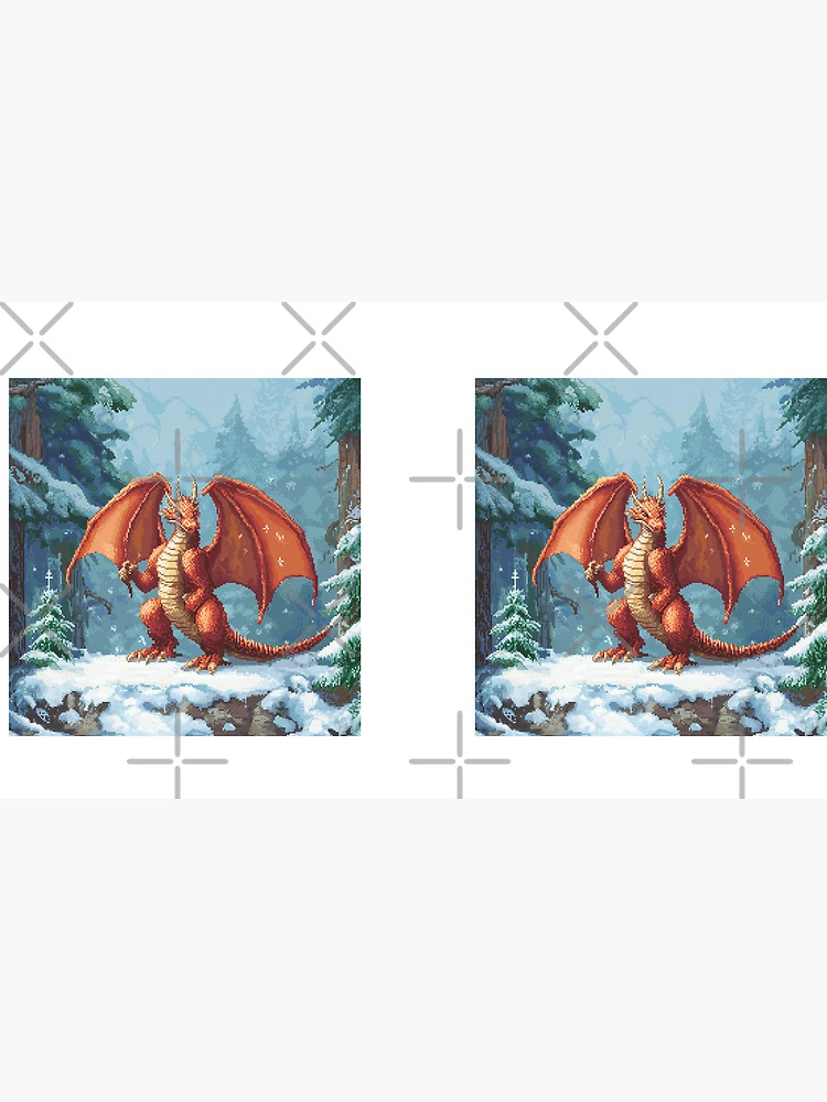 Thumbnail 4 of 4, Coffee Mug, Dragon In 8bit designed and sold by Rtymer.