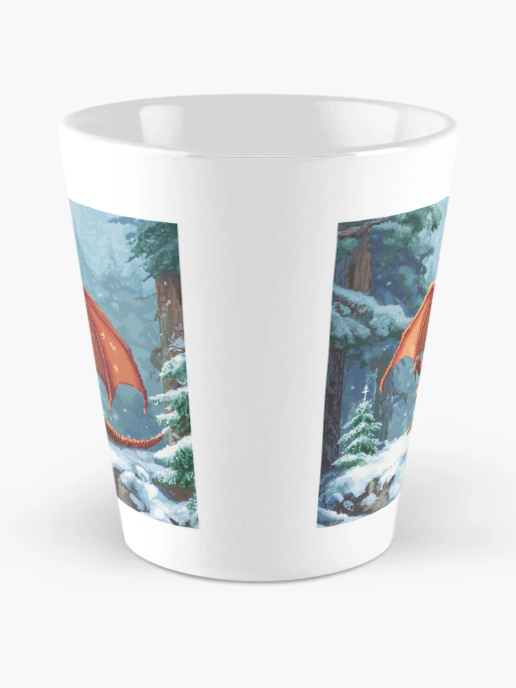 Thumbnail 2 of 4, Coffee Mug, Dragon In 8bit designed and sold by Rtymer.