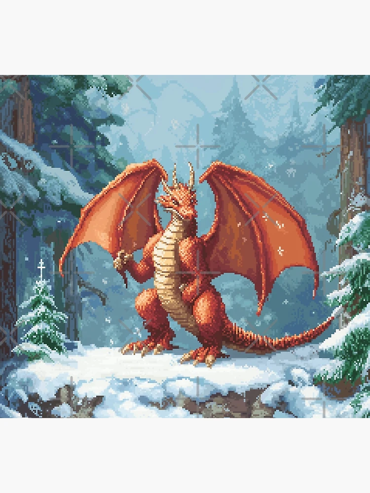 Thumbnail 5 of 5, Socks, Dragon In 8bit designed and sold by Rtymer.