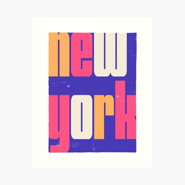 Artikel-Vorschau von New York City Retro Vintage Reisetypografie-Design, designt und verkauft von Studio8183.