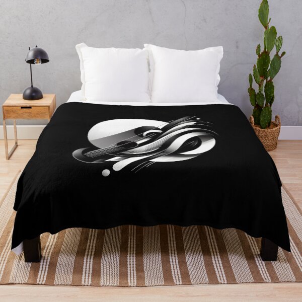 Item preview, Diseño abstracto en blanco y negro con contrastes llamativos designed and sold by Eiadlight.