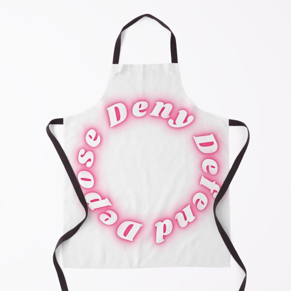 Item preview, Deny Defend Depose in neon hot pink typography designed and sold by KWZCreates.