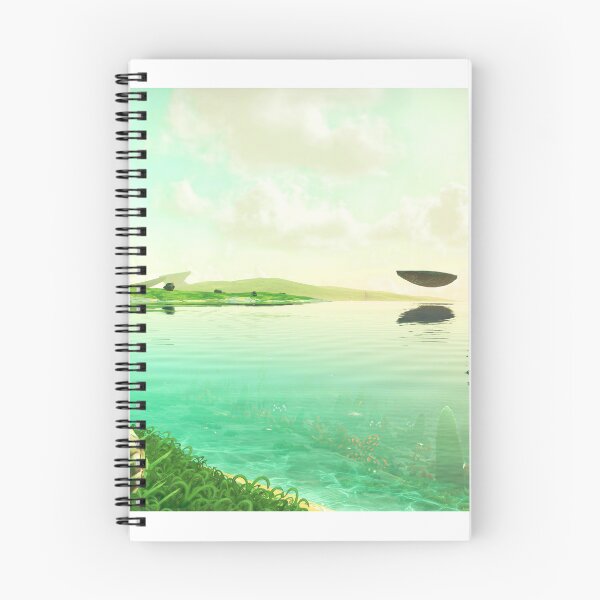 Item preview, Peaceful Alien Lake designed and sold by AlaWyrm's Gameroom Art.