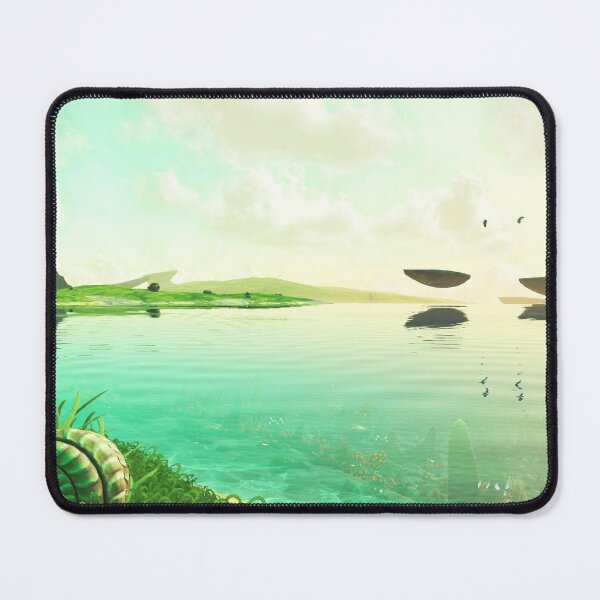 Item preview, Peaceful Alien Lake designed and sold by AlaWyrm's Gameroom Art.