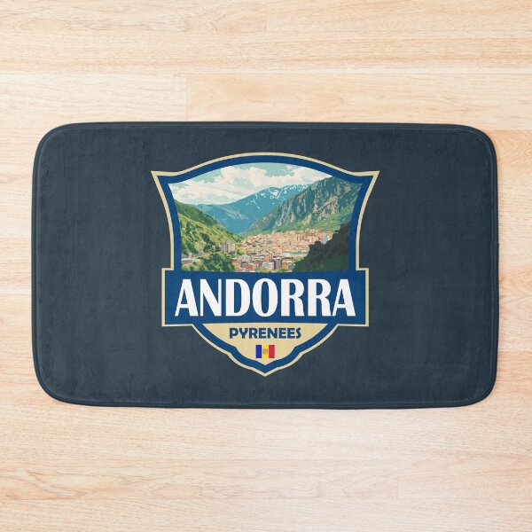 Item preview, Andorra Illustration Retro Badge designed and sold by KrisSidDesigns.