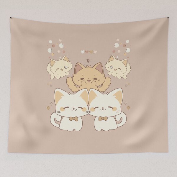 Item preview, Charming Cats - brown  designed and sold by ProsetoPrint.