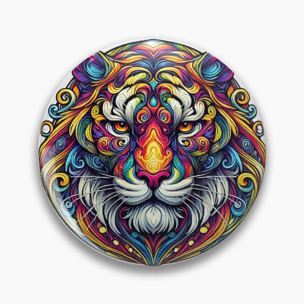 Item preview, Psychedelic Tiger designed and sold by PsycheBrain.