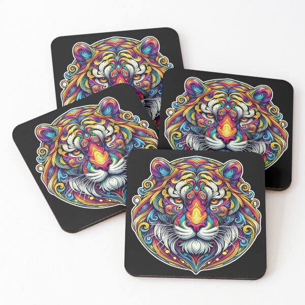 Item preview, Psychedelic Tiger designed and sold by PsycheBrain.