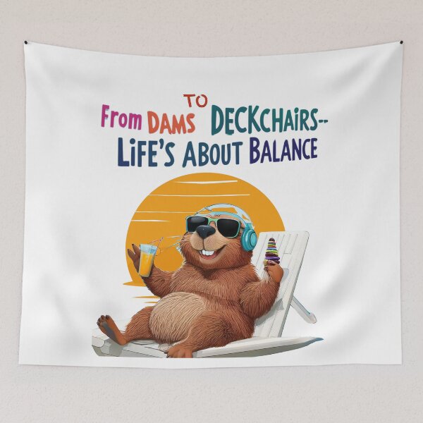 Item preview, Beavers Dams To Deckchairs designed and sold by bazstees54.
