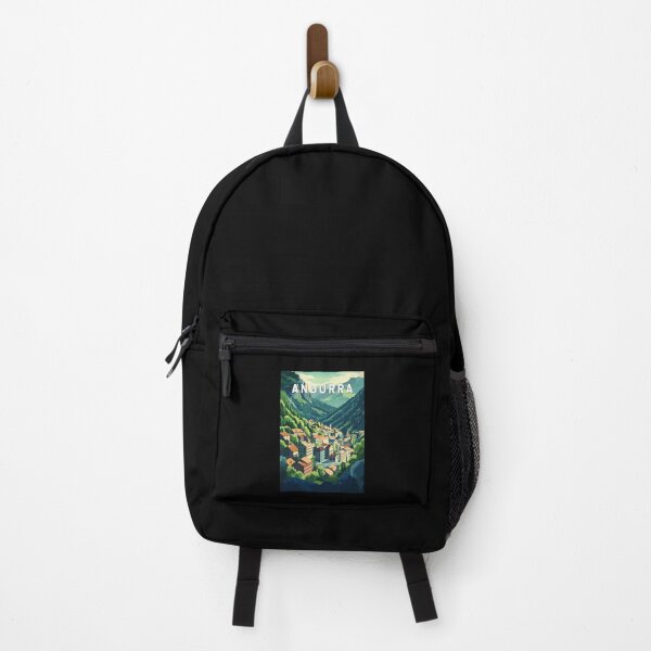 Item preview, Andorra Travel Art Vintage designed and sold by KrisSidDesigns.