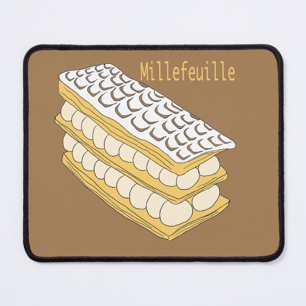 Item preview, Millefeuille - French Pastry Illustration designed and sold by CecileLenam.