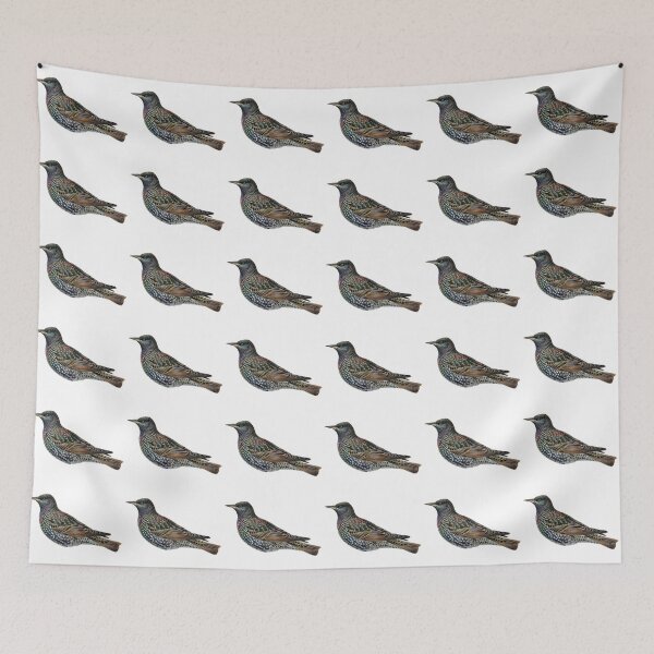 Item preview, Vintage Starling Illustration, Bird designed and sold by HawthorneFlame.