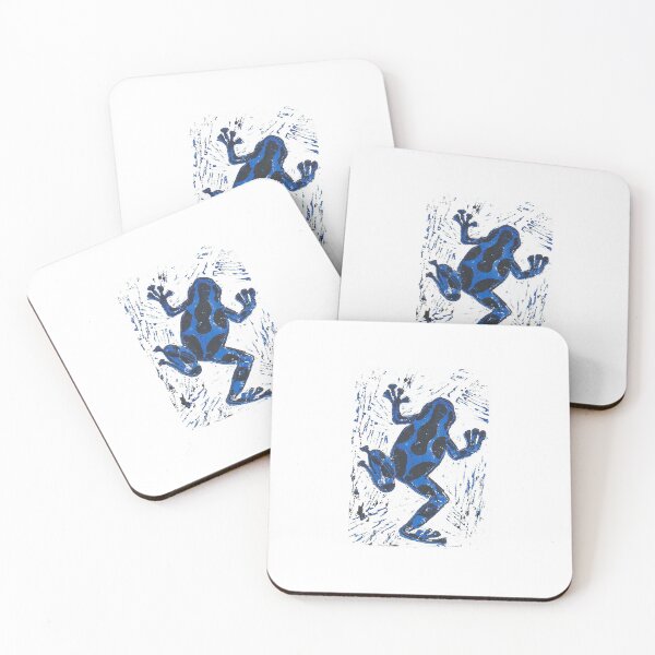 Item preview, Blue Lino Frog designed and sold by byshazzer.