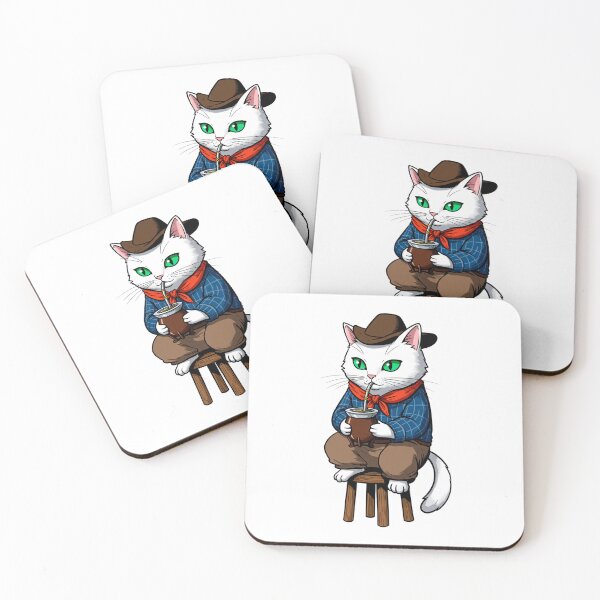 Item preview, Cat Drinking Mate designed and sold by FatalDes.