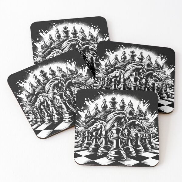 Item preview, Elegant Chessboard Illustration for Creative Prints designed and sold by Eiadlight.