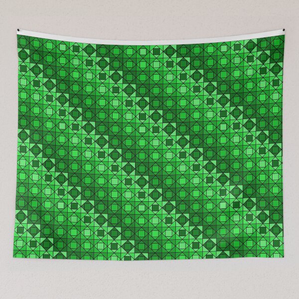 Item preview, Green Squares within Squares designed and sold by Lindsey Popejoy.