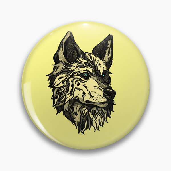 Item preview, Gold wild wolf designed and sold by Maryart8.