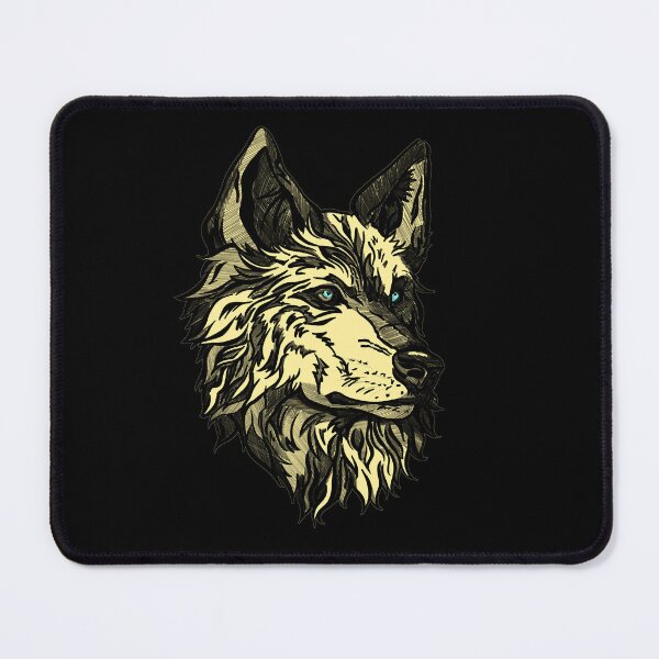 Item preview, Gold wild wolf designed and sold by Maryart8.