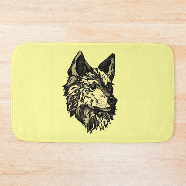 Item preview, Gold wild wolf designed and sold by Maryart8.