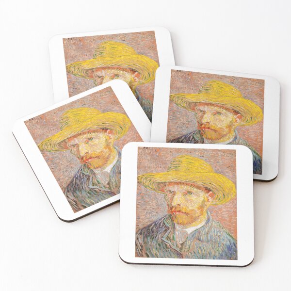Item preview, Self Portrait with a Straw Hat  Vincent Van Gogh designed and sold by TeeARTHY.