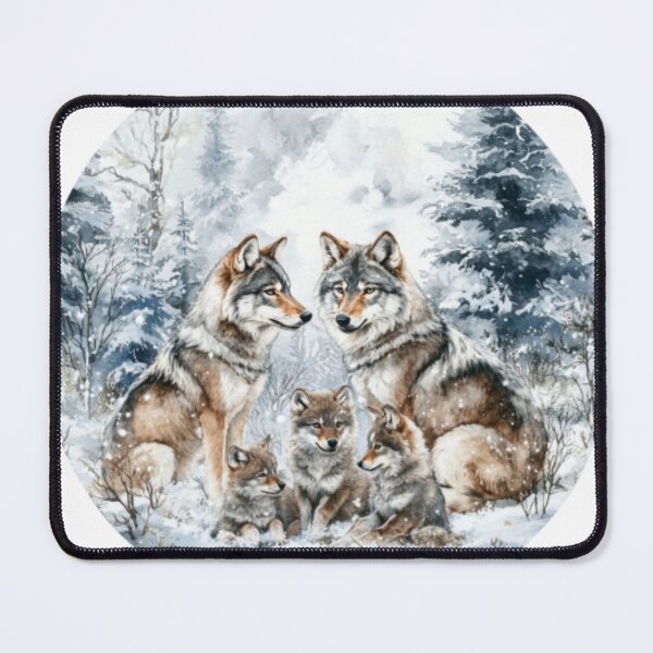 Item preview, Wolf Family in the Snow designed and sold by KSimpson838.