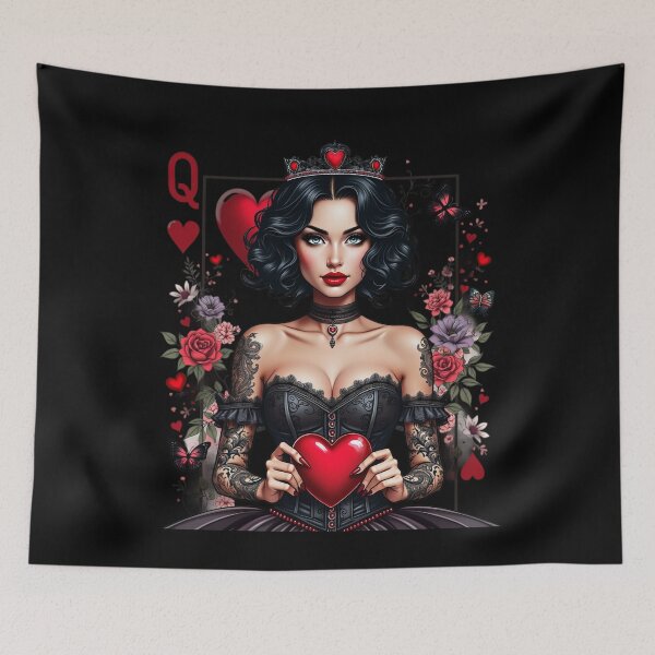 Item preview, Queen of Hearts Gothic Art designed and sold by Aredbox.
