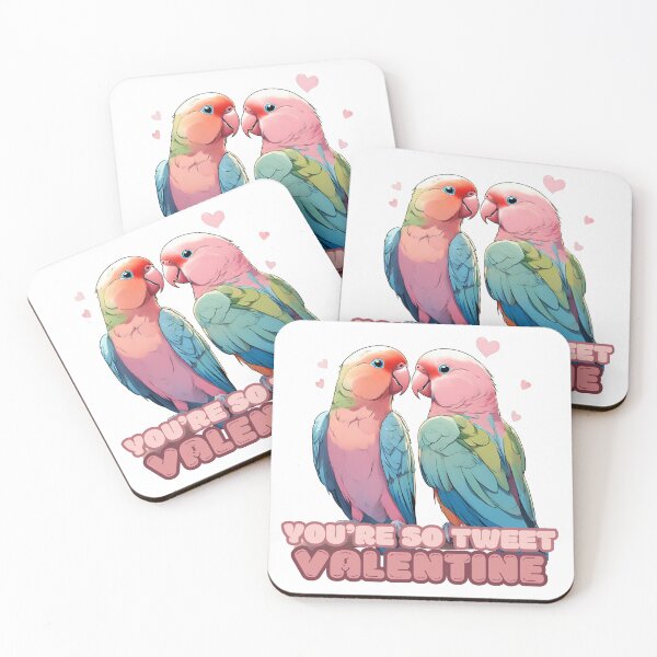 Item preview, You're so Tweet Valentine Valentine's Day Parrot Lovebird Animal Pun designed and sold by CreatureZDesign.
