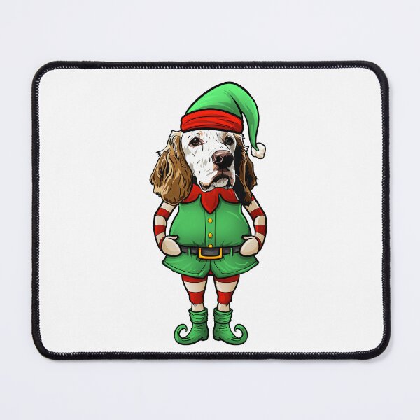Item preview, Divertido duende navideño perro setter inglés designed and sold by whyitsme.