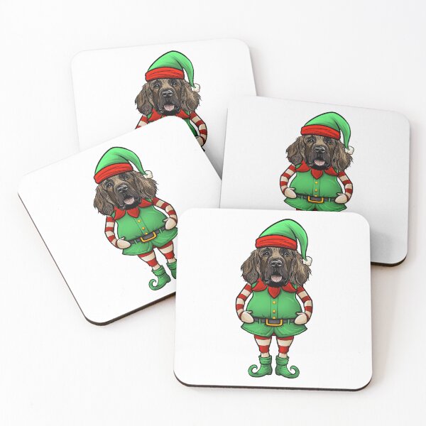 Item preview, Funny Christmas Elf Leonberger Dog designed and sold by whyitsme.