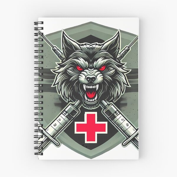 Item preview, Wolf Guard - Medical Badge of the Apocalypse designed and sold by RobDaHoody.