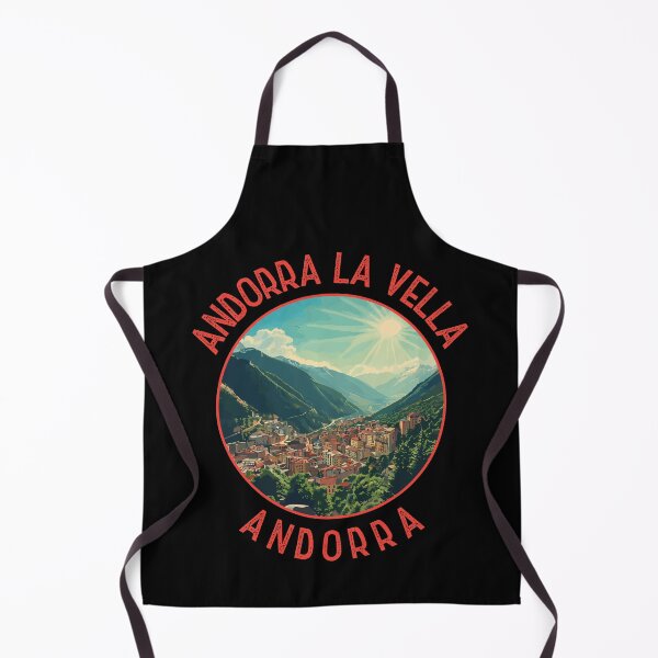 Item preview, Andorra la Vella Retro Distressed Circle designed and sold by KrisSidDesigns.