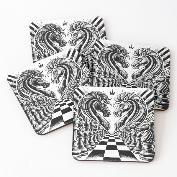 Item preview, Elegant Chessboard Illustration for Creative Prints designed and sold by Eiadlight.