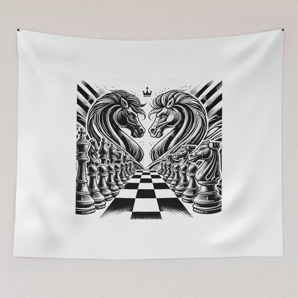 Item preview, Elegant Chessboard Illustration for Creative Prints designed and sold by Eiadlight.