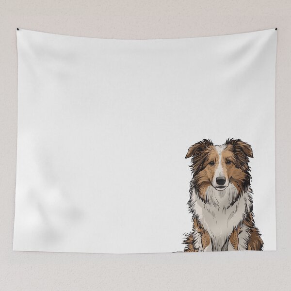Item preview, Collie Dog Illustration designed and sold by whyitsme.