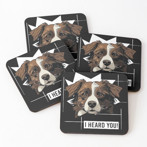 Item preview, Funny Miniature American Shepherd Saying I Heard You designed and sold by whyitsme.