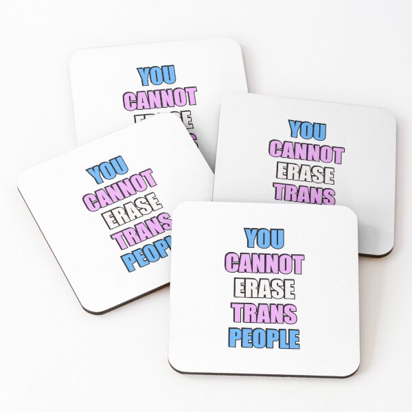 Item preview, You cannot erase trans people - Trans Rights designed and sold by Inspirationmotivation.