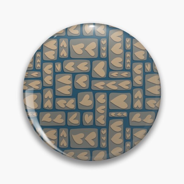 Item preview, Military Hearts on tiles designed and sold by MistyLakeArt.
