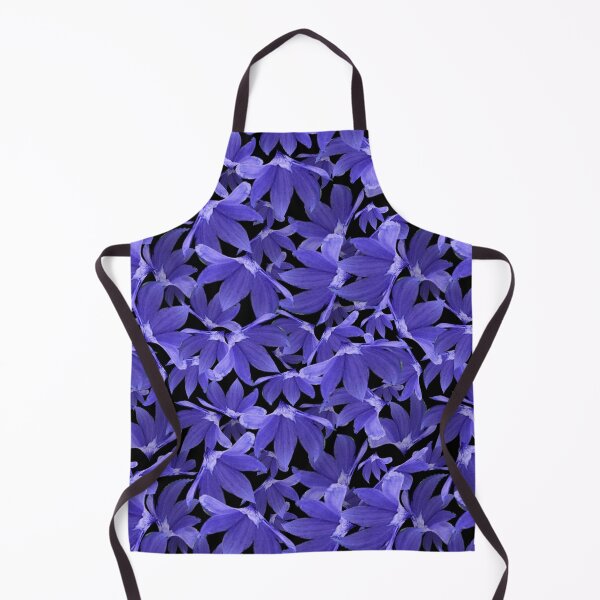Item preview, Tossed Roadside Wildflower Blues on Black designed and sold by Art in My Loft.