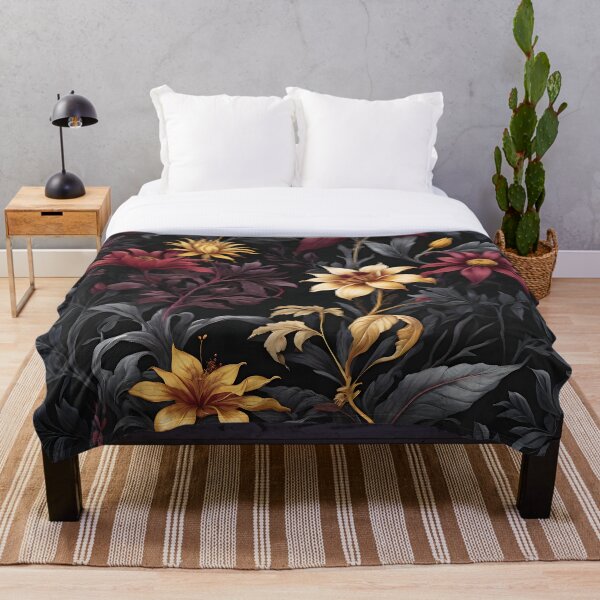 Item preview, Enchanted Dark Academia Flower Patern designed and sold by AbstractIdeas.