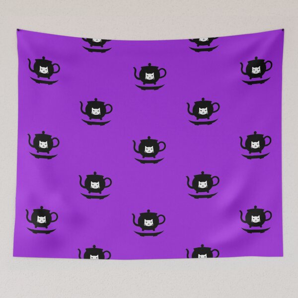 Item preview, Spooky Tea-pot Cat designed and sold by CreatorStudios.