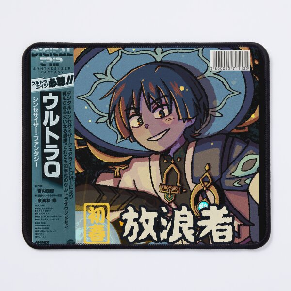 Item preview, vaporwave anime aesthetic genshin impact wanderer scaramouche designed and sold by kinseinohime.