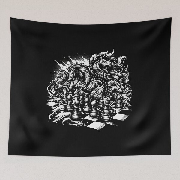 Item preview, Elegant Chessboard Illustration for Creative Prints designed and sold by Eiadlight.