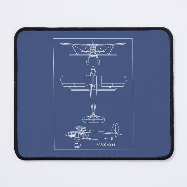Item preview, Arado Ar 68 WW2 German Biplane Blueprints Diagrams designed and sold by MilitaryMart.