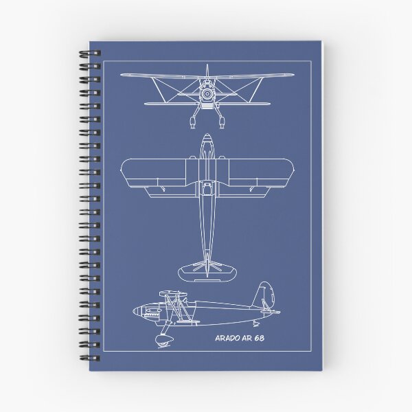Item preview, Arado Ar 68 WW2 German Biplane Blueprints Diagrams designed and sold by MilitaryMart.
