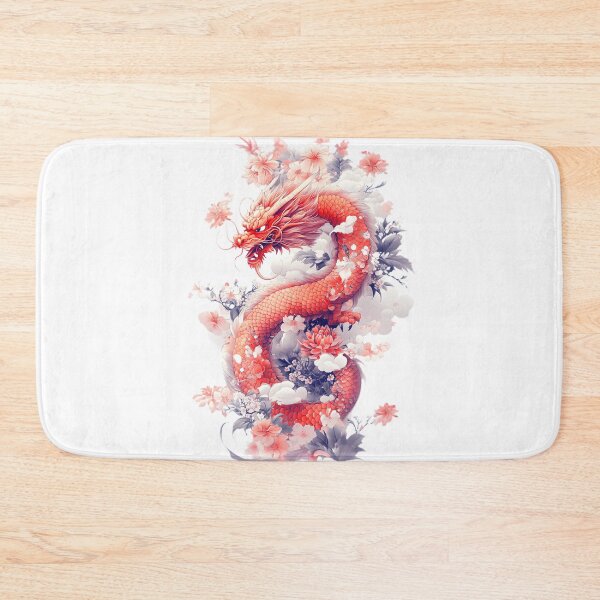 Item preview,  Lunar New Year 2025 Red Dragon Design Traditional Ink Style Vector Art  designed and sold by AnnDesignStudio.